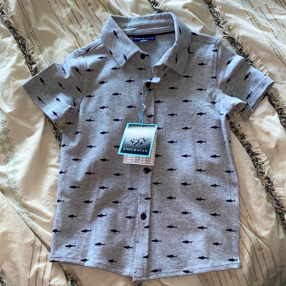 Andy & Evan 4T Button Down Shirt- NWT